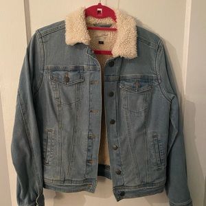 Sherpa Lined Jean Jacket